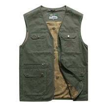 Load image into Gallery viewer, Men&#39;S Casual Waistcoat V-Neck Multi-Pocket Vest