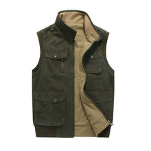 Load image into Gallery viewer, Men&#39;S Casual Workwear Double-Sided Vest Multi-Pocket Waistcoat