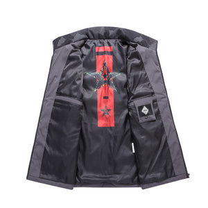 Men'S Loose Stand-Up Collar Youth Outdoor Leisure Vest