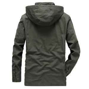 Men'S Autumn And Winter Mid-Length Casual Jacket