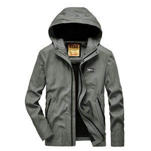 Men'S Casual Fashion Youth Hooded Jacket