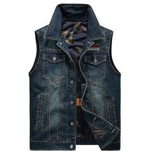 Load image into Gallery viewer, Men&#39;S Casual Zipper Two-Sided Denim Waistcoat Vest