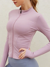 Load image into Gallery viewer, Long Sleeve Sports Quick-drying Jacket Yoga Running Fitness Top