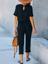 Load image into Gallery viewer, Casual Loose High Waist Mid-length Pants Jumpsuit