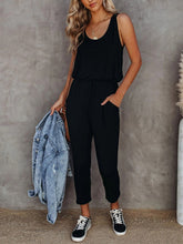 Load image into Gallery viewer, Women's Casual Tank Top Lace-up Long Jumpsuit