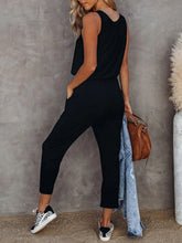 Load image into Gallery viewer, Women's Casual Tank Top Lace-up Long Jumpsuit