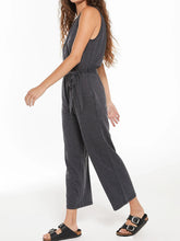 Load image into Gallery viewer, Fashionable Single-breasted Lace-up Wide-leg Jumpsuit
