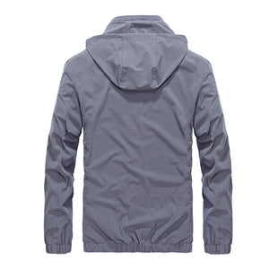 Men'S Outdoor Quick-Drying Hooded Casual Sports Loose Coat