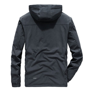 Men'S Casual Outdoor Hooded Stretch Jacket