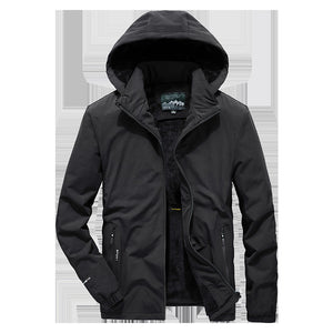 Men'S Casual Outdoor Hooded Stretch Jacket