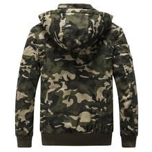 Load image into Gallery viewer, Men&#39;S Camouflage Printed Cotton Long Sleeve Fashion Hooded Jacket