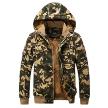 Load image into Gallery viewer, Men&#39;S Camouflage Printed Cotton Long Sleeve Fashion Hooded Jacket