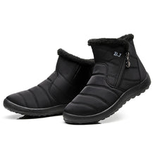 Load image into Gallery viewer, Women&#39;S Warm Zipper Mid-Tube Waterproof Snow Boots