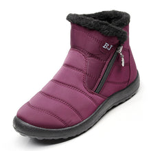 Load image into Gallery viewer, Women&#39;S Warm Zipper Mid-Tube Waterproof Snow Boots