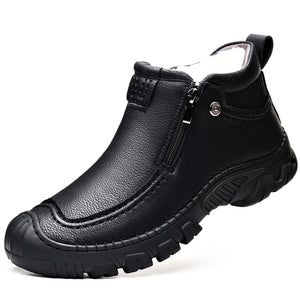 Plush Thickening Men'S Warm Casual Business Leather Shoes