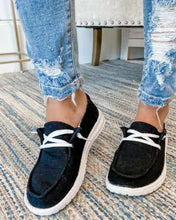 Load image into Gallery viewer, Ladies Canvas Lace-Up Slippers