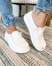 Load image into Gallery viewer, Ladies Canvas Lace-Up Slippers
