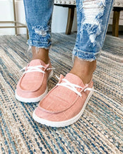 Load image into Gallery viewer, Ladies Canvas Lace-Up Slippers