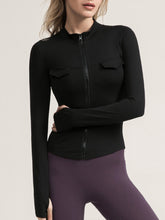 Load image into Gallery viewer, Sports Jacket Fitness Long-sleeved Quick-drying Yoga Top