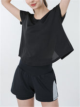 Load image into Gallery viewer, Quick-drying Shorts Loose Short Sleeve Top Fitness Suit