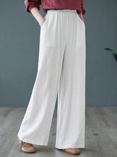 Load image into Gallery viewer, Hérmorcy Women&#39;s Loose Elastic Waist Wide-leg Casual Pants