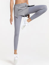 Load image into Gallery viewer, Fake Two-piece Yoga Stretch Tights Fitness Pants