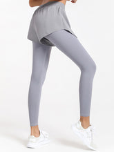 Load image into Gallery viewer, Fake Two-piece Yoga Stretch Tights Fitness Pants