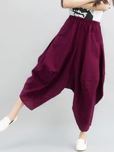 Load image into Gallery viewer, Hérmorcy Women Ethnic Loose Harem Wide-leg Casual Pants