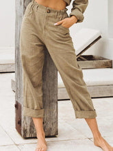 Load image into Gallery viewer, High Waist Casual Solid Color Loose Pants