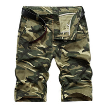 Load image into Gallery viewer, Cotton Summer Men&#39;S Casual Camouflage Five-Point Pants