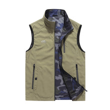 Load image into Gallery viewer, Men&#39;S Casual Double-Sided Outdoor Loose Camouflage Vest