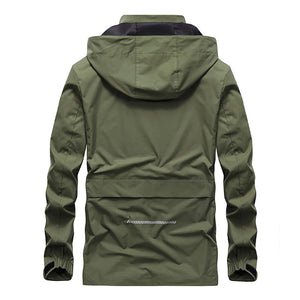 Men'S Daily Simple Casual Hooded Jacket