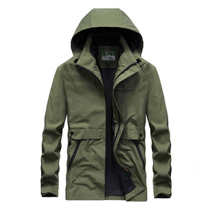 Men'S Daily Simple Casual Hooded Jacket