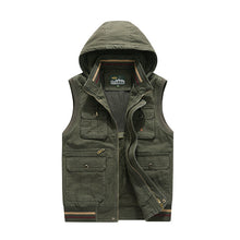 Load image into Gallery viewer, Winter Plus Velvet Warm Loose Hooded Vest