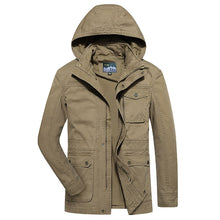 Load image into Gallery viewer, Men&#39;S Mid-Length Autumn And Winter Washed Jacket