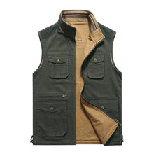 Load image into Gallery viewer, Fishing Cotton Waistcoat Men&#39;S Vest