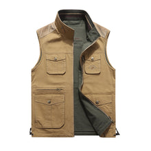 Load image into Gallery viewer, Fishing Cotton Waistcoat Men&#39;S Vest