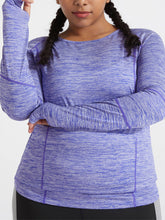 Load image into Gallery viewer, Plus Size Loose Round Neck Long Sleeve Top Sports Yoga T-shirt