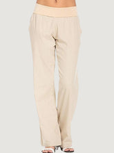 Load image into Gallery viewer, Hérmorcy Women Solid Color Loose Casual Wide-leg Pants Trousers