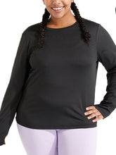 Load image into Gallery viewer, Plus Size Yoga Long Sleeve T-shirt Loose Sports Top