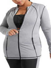 Load image into Gallery viewer, Plus Size Sports Jacket Running Yoga Top