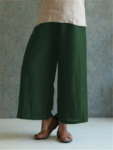 Load image into Gallery viewer, Hérmorcy Women&#39;s Cotton Loose Retro Wide-leg Pants