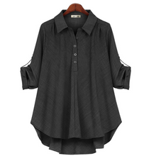 Load image into Gallery viewer, Women's Plus Size Loose Mid-length Shirt