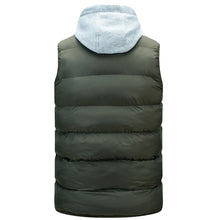 Load image into Gallery viewer, Men&#39;S Hooded Autumn Warm Sleeveless Cotton Vest