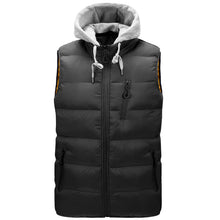 Load image into Gallery viewer, Men&#39;S Hooded Autumn Warm Sleeveless Cotton Vest