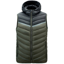 Load image into Gallery viewer, Men&#39;S Hooded Autumn And Winter Waistcoat Youth Cotton Jacket