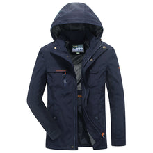 Load image into Gallery viewer, Men&#39;S Loose Hooded Outdoor Thin Work Jacket