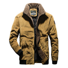 Load image into Gallery viewer, Men&#39;S Plus Fleece Warm And Comfortable Simple Cotton Coat