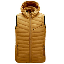 Load image into Gallery viewer, Men&#39;S Autumn And Winter Hooded Light Cotton Jacket