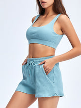 Load image into Gallery viewer, Casual Yoga Running Bra Shorts Sports Suit